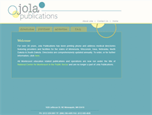 Tablet Screenshot of jolapub.com